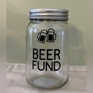 Beer Fund Money Jar